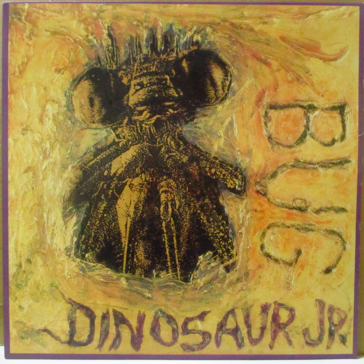 DINOSAUR Jr. (ダイナソーJr.)  - Bug (US '11 Jagjaguwar社再発「茶色ロゴラベ」「黒盤」 LP) '88年3rdアルバム
