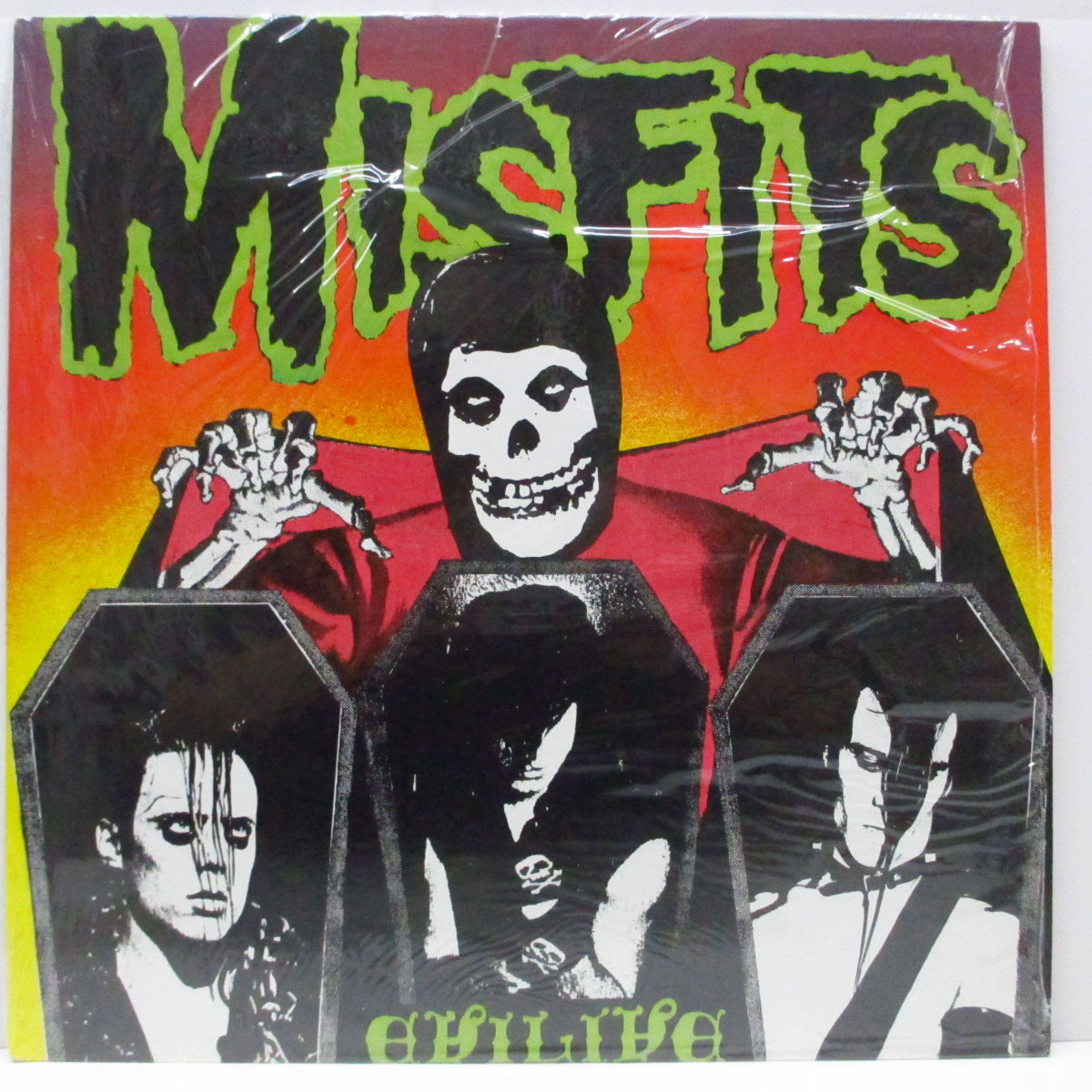 MISFITS (ミスフィッツ)  - Evilive (US '87 初回オリジナル「光に透かすと赤茶色盤」LP ) 近年稀な美品！