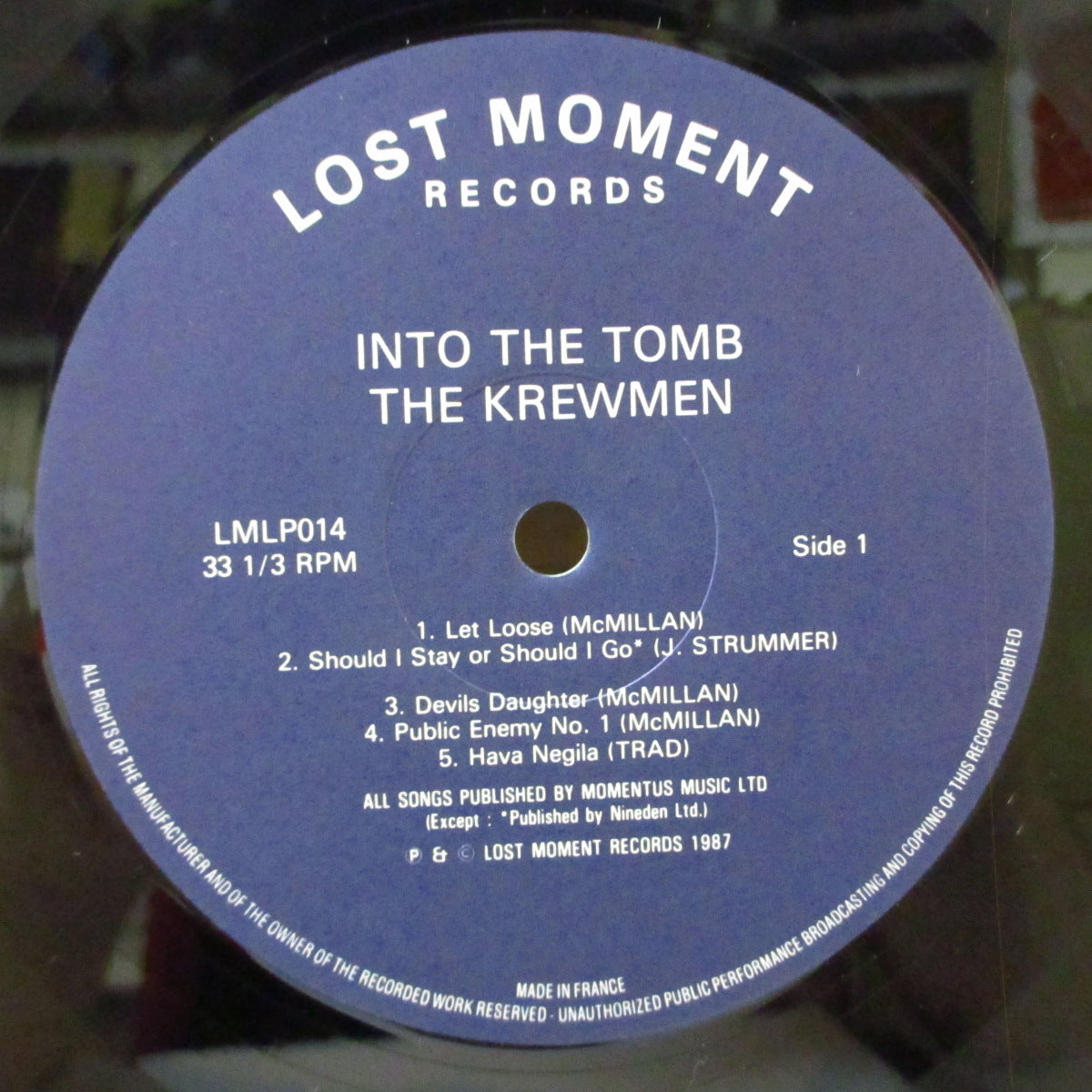 KREWMEN (クリューメン)  - Into The Tomb (UK オリジナル LP)