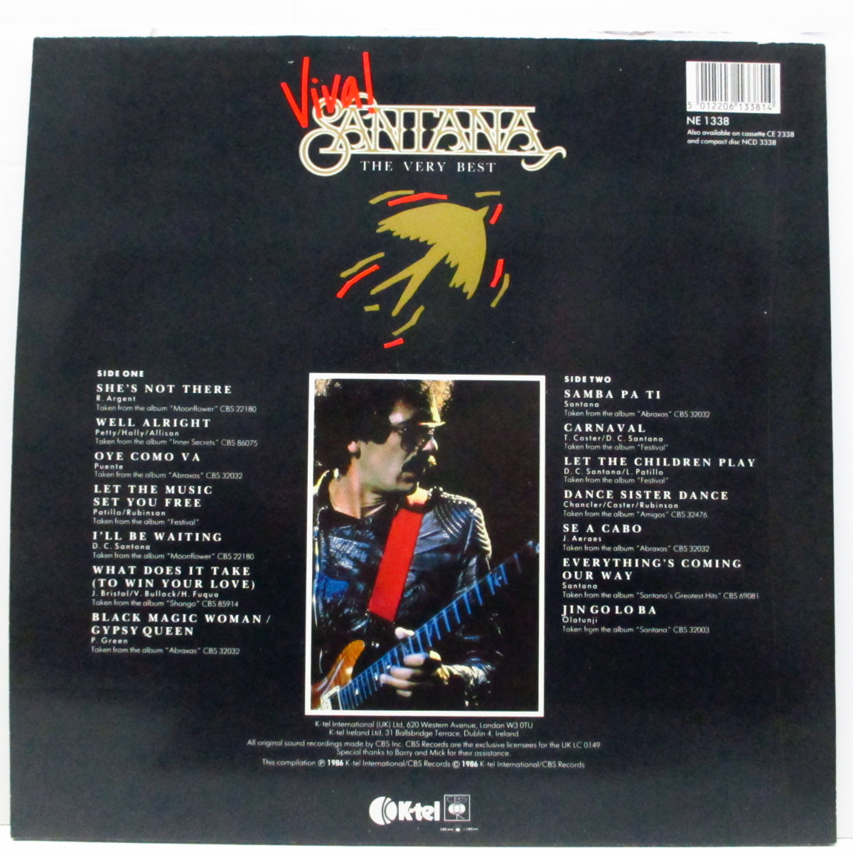 SANTANA (サンタナ)  - Viva ! Santana The Very Best (UK オリジナル LP)