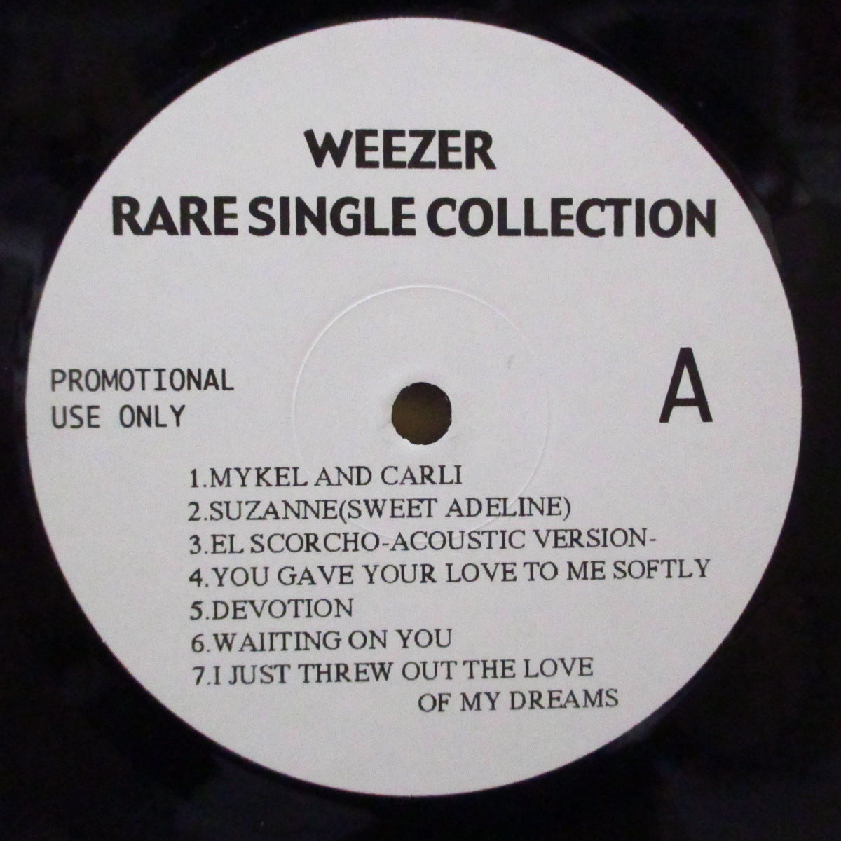 WEEZER (ウィーザー)  - Rare Single Collection (Japan プロモ LP/光沢プレーンダイカットジャケ) レアトラック・コンピ