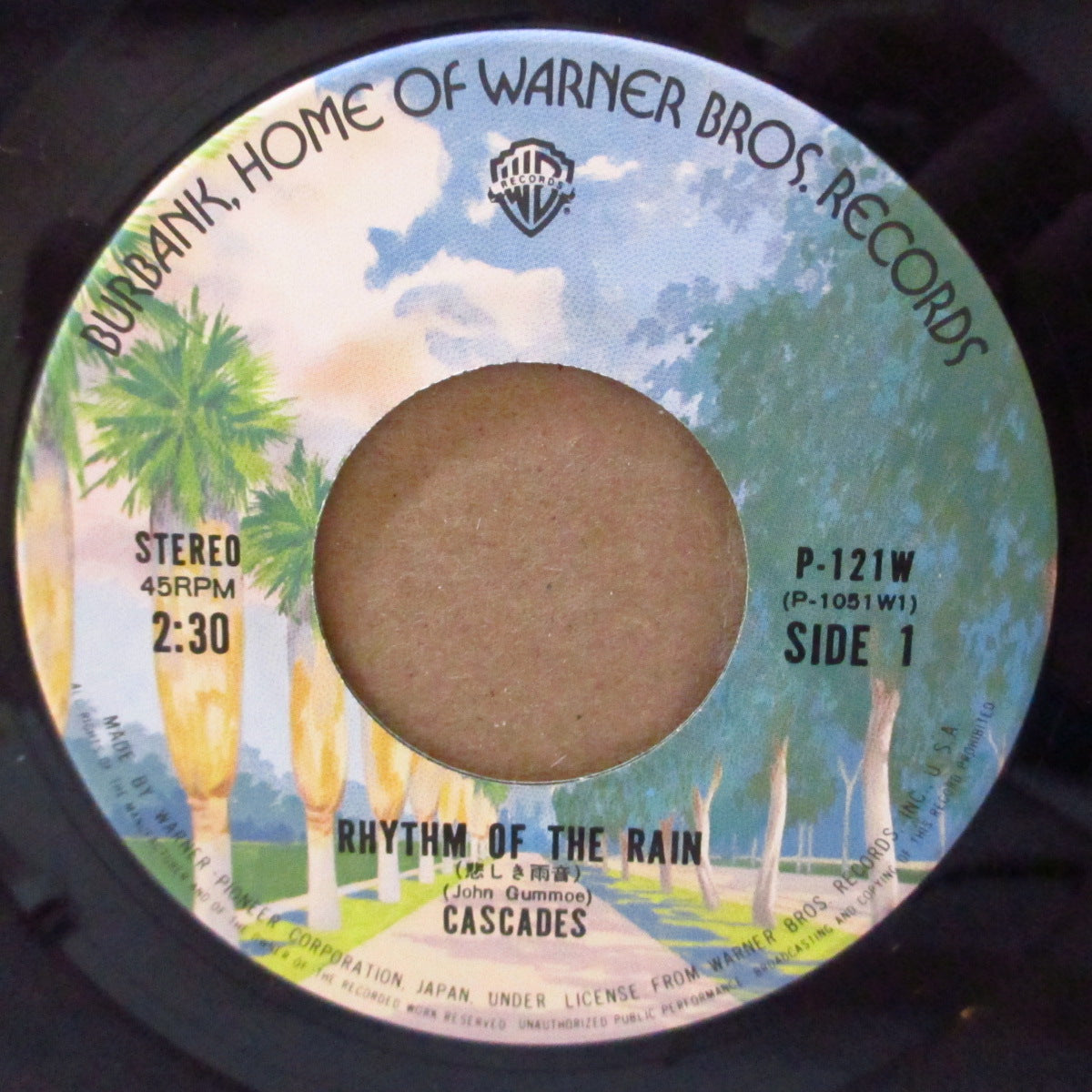 CASCADES (カスケーズ)  - Rhythm Of The Rain (悲しき雨音) (日本'76 再発7インチ+「白黒グループ写真」ジャケver/P-121W) ティーンポップ名曲