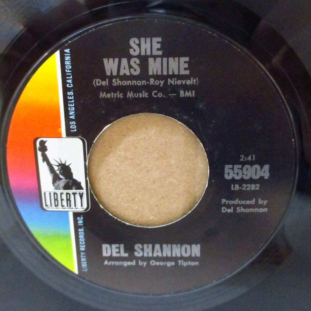 DEL SHANNON (デル・シャノン)  - Under My Thumb (US '66 オリジナル7インチ)ストーンズ名曲の絶妙カバー！