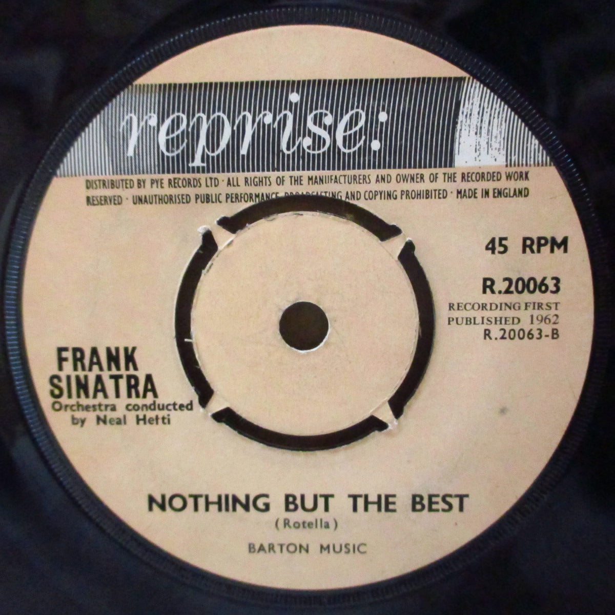 FRANK SINATRA (フランク・シナトラ)  - Ev'rybody's Twistin' (UK '62 オリジナル  7インチ) 大御所のツイスティン・スウィングポップ・ナンバー！