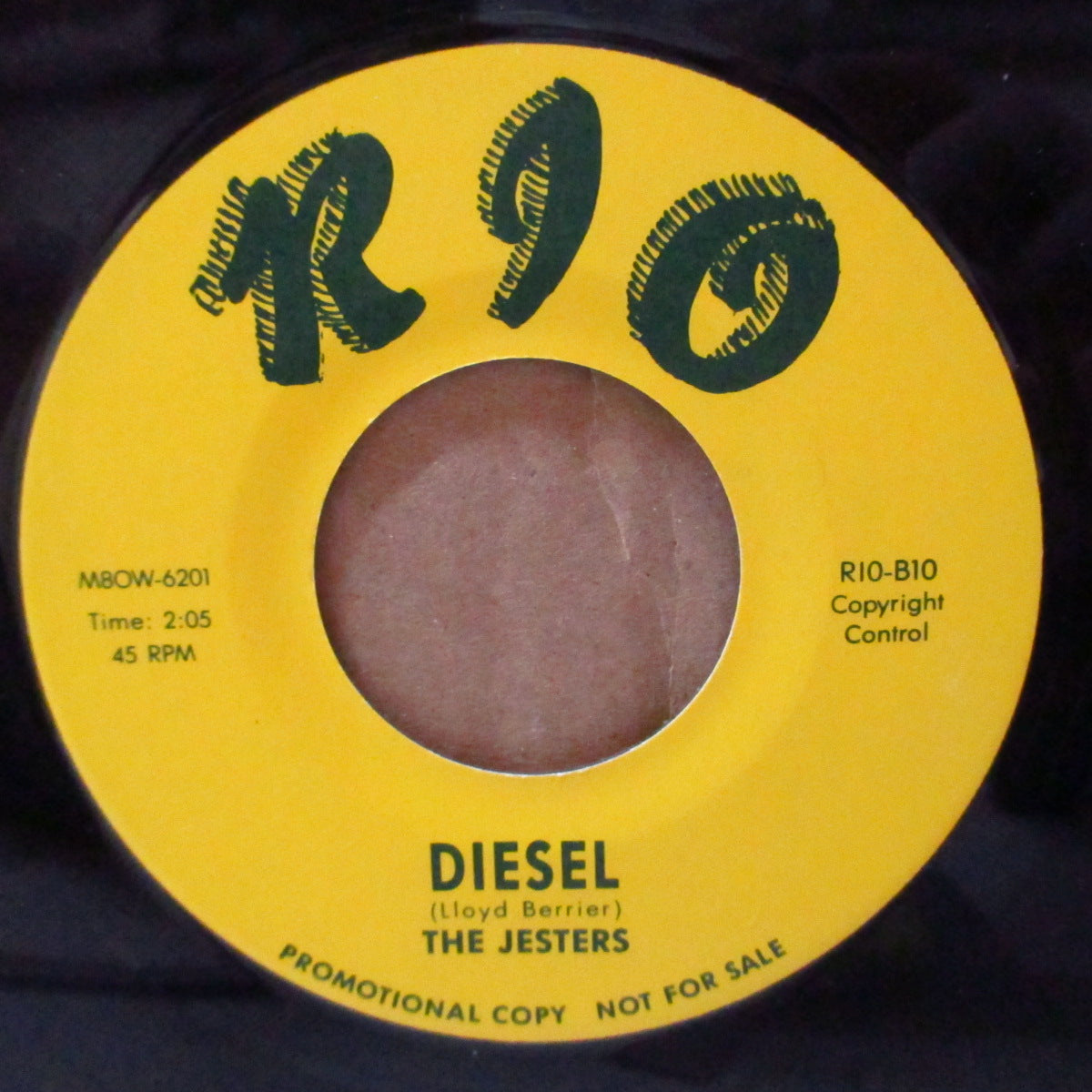 JESTERS, THE (ザ・ジェスターズ)  - Diesel / The Jesters Jump (US 80's 再発ジャケ付き7インチ) オハイオ・ロックンロール'61年1st&2ndカップリング、ロックンロール