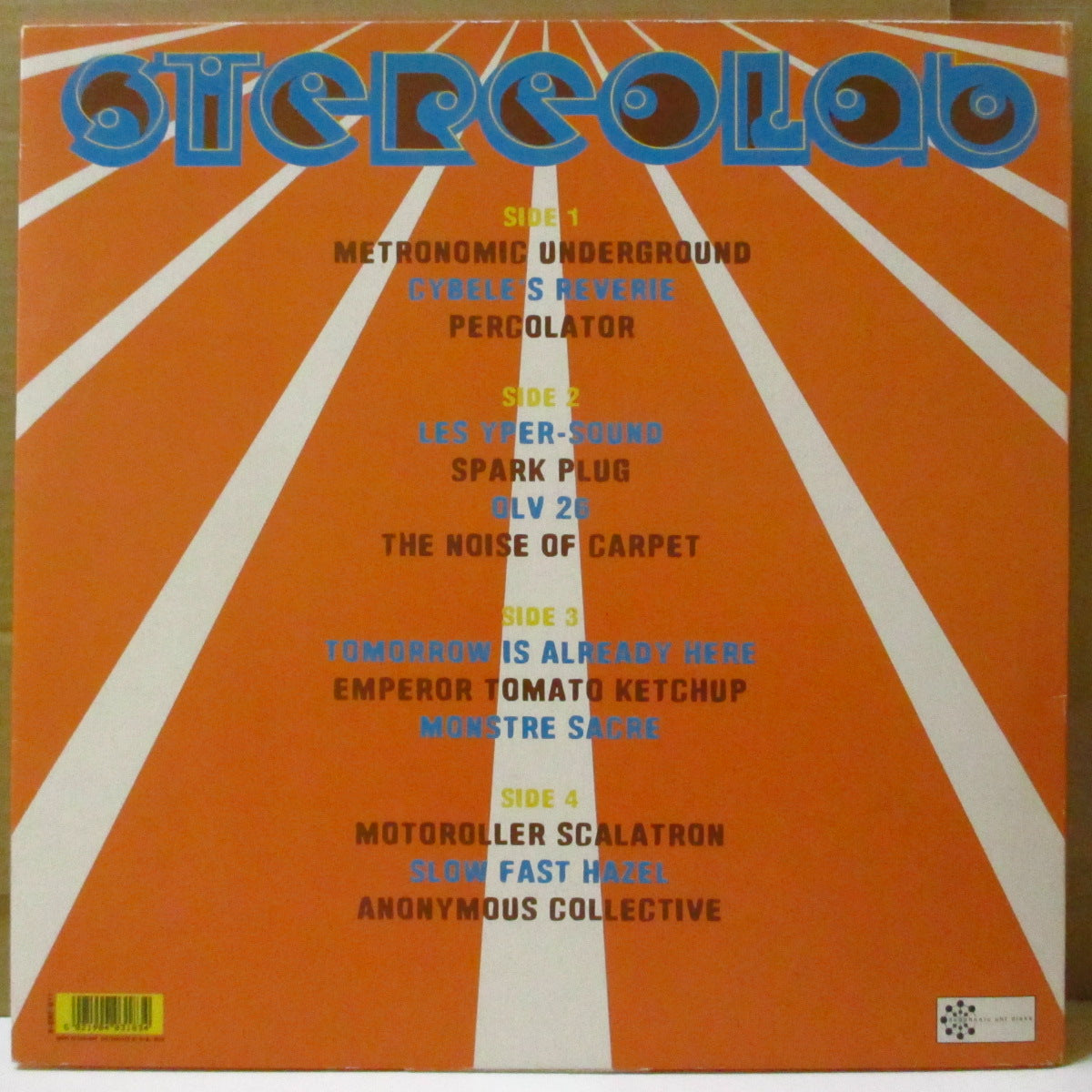 STEREOLAB (ステレオラブ)  - Emperor Tomato Ketchup (UK '96 限定「ラメ入り黄盤」 2xLP/光沢見開きジャケ) 4thアルバム