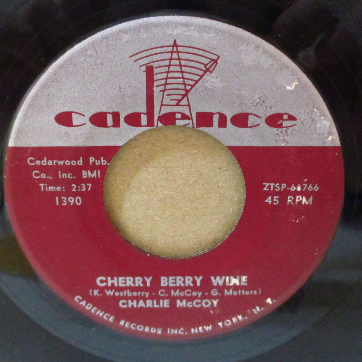 CHARLIE McCOY (チャーリーマッコイ)  - Cherry Berry Wine (US '60 オリジナル 7インチ)ポップコーン名曲！