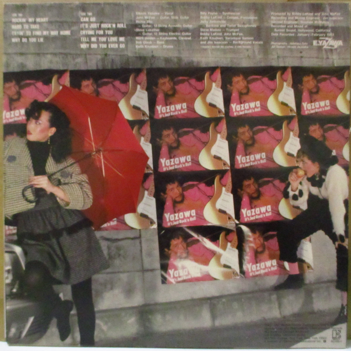 矢沢 永吉 (Eikichi Yazawa)  - YAZAWA It's Just R&R (US オリジナル LP+インナー) '82年10thアルバム