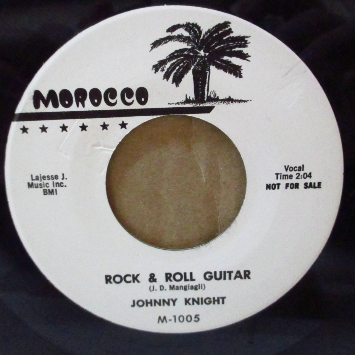 JOHNNY KNIGHT (ジョニー・ナイト)  - Rock & Roll Guitar / Snake Shake (US 90's 限定リプロ7インチ)ワイルド・ロカビリー・クラシック！