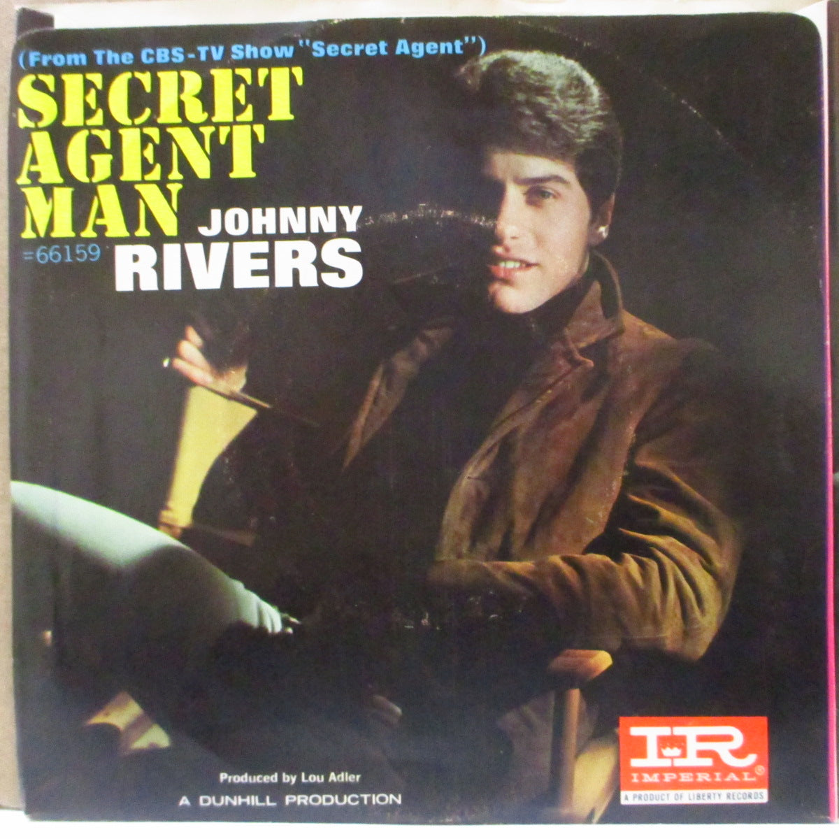 JOHNNY RIVERS (ジョニー・リヴァース)  - Secret Agent Man (US '66 オリジナルジャケ付 7インチ)大ヒットTV-スパイ映画のテーマ曲