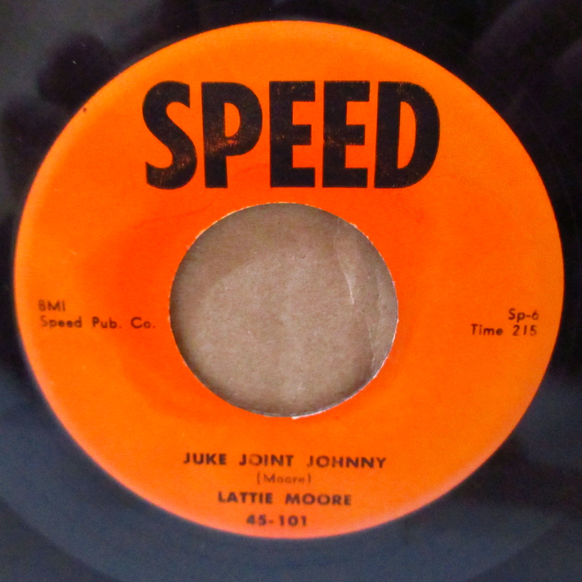 LATTIE MOORE (ラッティ・ムーア)  - Juke Joint Johnny (US '52 セカンドプレス「オレンジ・ラベ」7インチ)ホンキー・トンク・ロカビリー名曲！