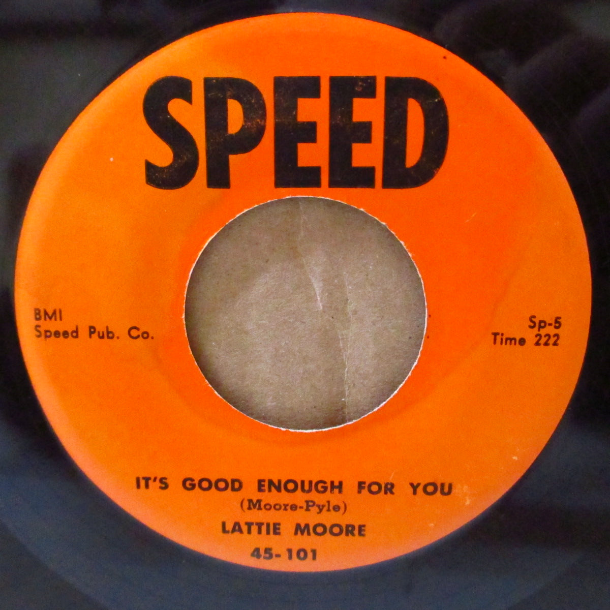 LATTIE MOORE (ラッティ・ムーア)  - Juke Joint Johnny (US '52 セカンドプレス「オレンジ・ラベ」7インチ)ホンキー・トンク・ロカビリー名曲！