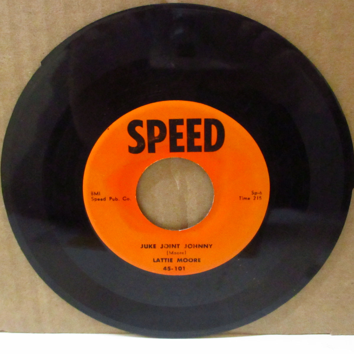 LATTIE MOORE (ラッティ・ムーア)  - Juke Joint Johnny (US '52 セカンドプレス「オレンジ・ラベ」7インチ)ホンキー・トンク・ロカビリー名曲！