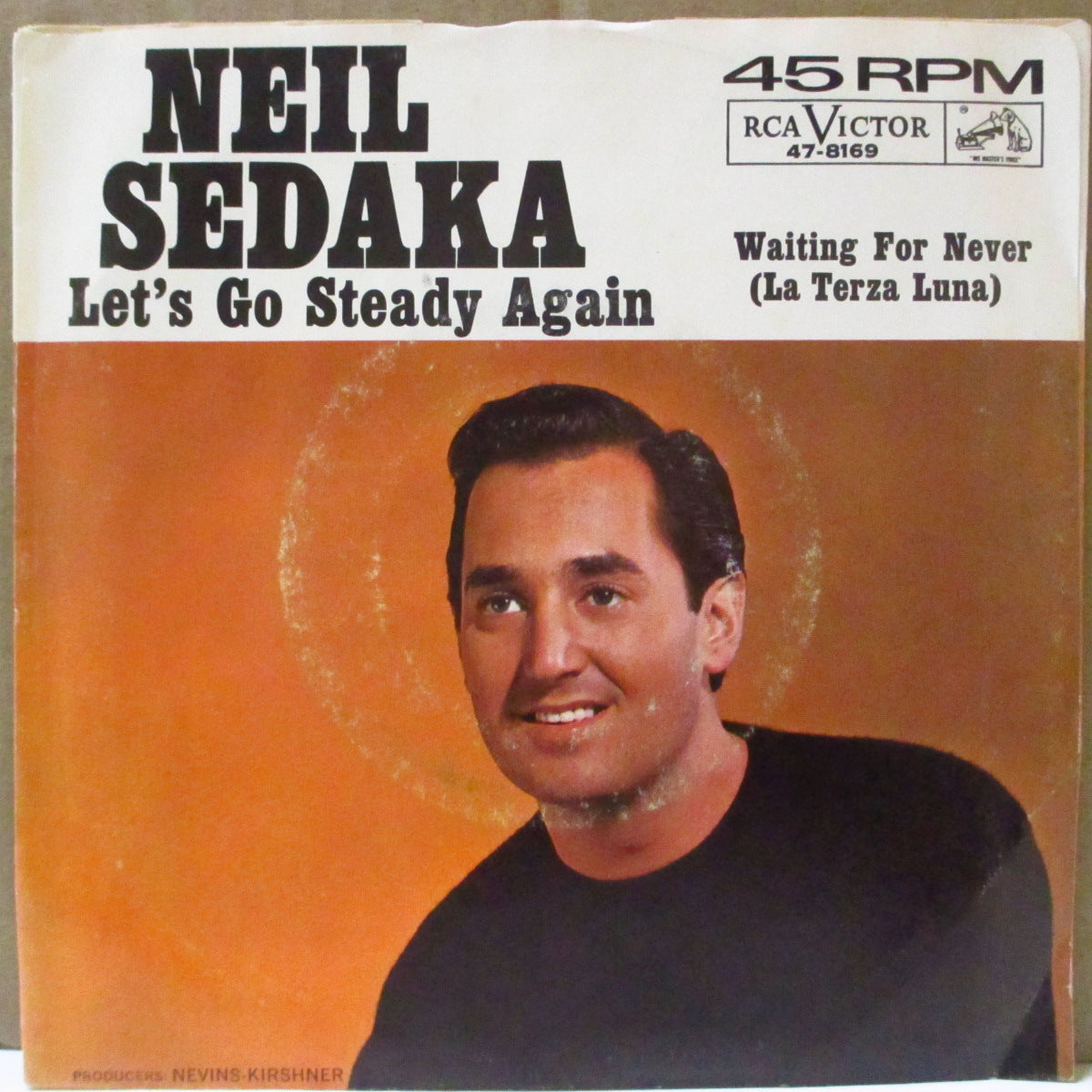 NEIL SEDAKA (ニール・セダカ)  - Let's Go Steady Again (US '63 オリジナル・ジャケ付 7インチ)美メロティーンポップ名曲！