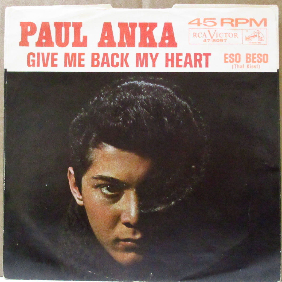 PAUL ANKA (ポール・アンカ)  - Eso Beso (That Kiss) (US '62 オリジナル・ジャケ付 7インチ) ジョージ・フェイムのカバー原曲、ラテンPOP名曲 & ディキシー調ティーン！