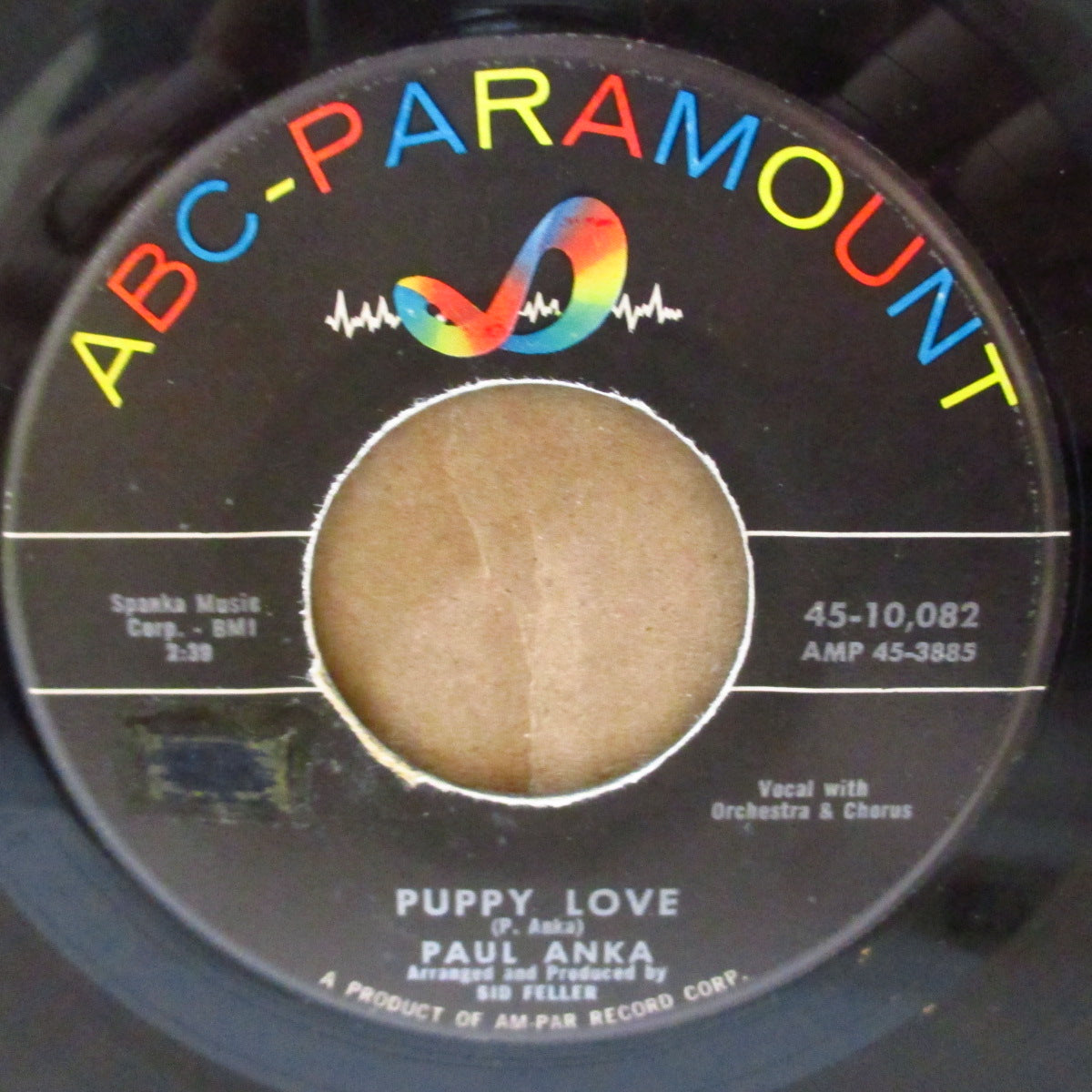 PAUL ANKA (ポール・アンカ)  - Puppy Love (US '60 オリジナル 7インチ)哀愁美メロ・ティーン・バラッド& ラテン・ポップコーン調ティーン