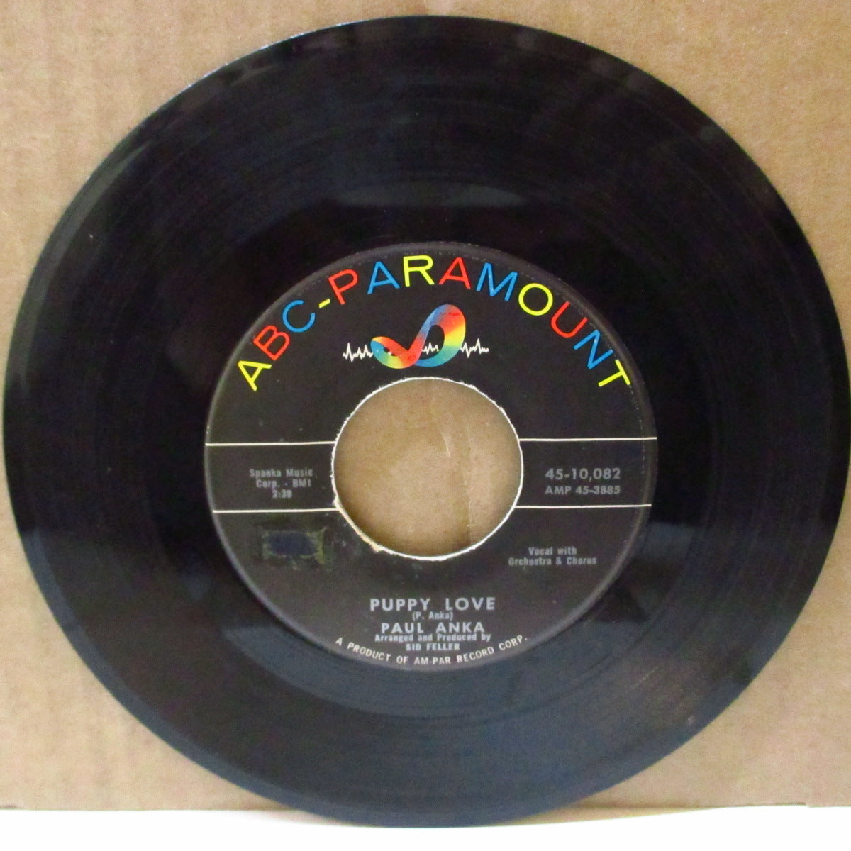 PAUL ANKA (ポール・アンカ)  - Puppy Love (US '60 オリジナル 7インチ)哀愁美メロ・ティーン・バラッド& ラテン・ポップコーン調ティーン