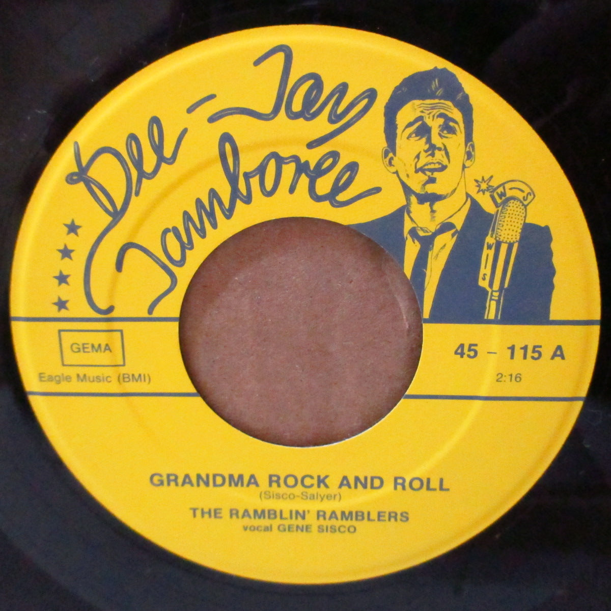 RAMBLIN' RAMBLERS, THE (ザ・ランブリン・ランブラーズ)  - Grandma Rock And Roll (ドイツ 80's 限定再発ジャケ付き7インチ)'57年純ロカビリーシングル2作合体！