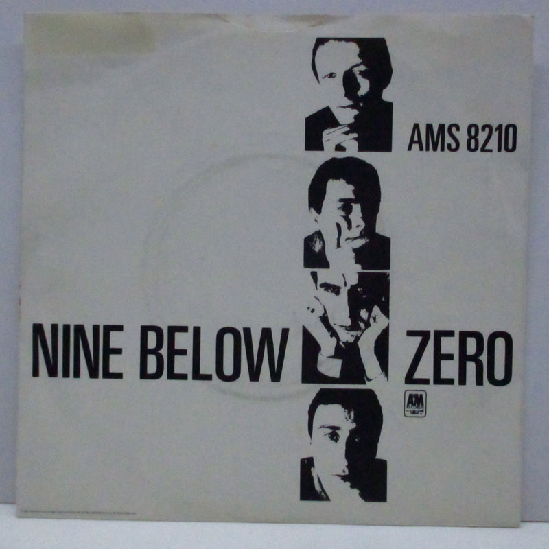 NINE BELOW ZERO (9 BELOW ZERO) (ナイン・ビロウ・ゼロ)  - Wipe Away Your Kiss (UK オリジナル 7"+PS)