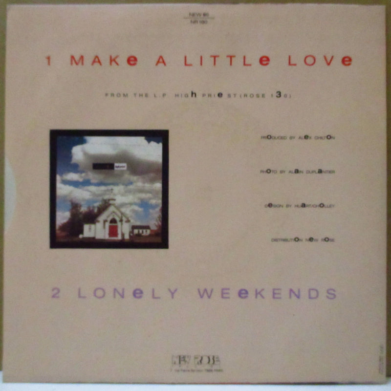 ALEX CHILTON (アレックス・チルトン)  - Make A Little Love (France オリジナル 7インチ+光沢固紙ジャケ)