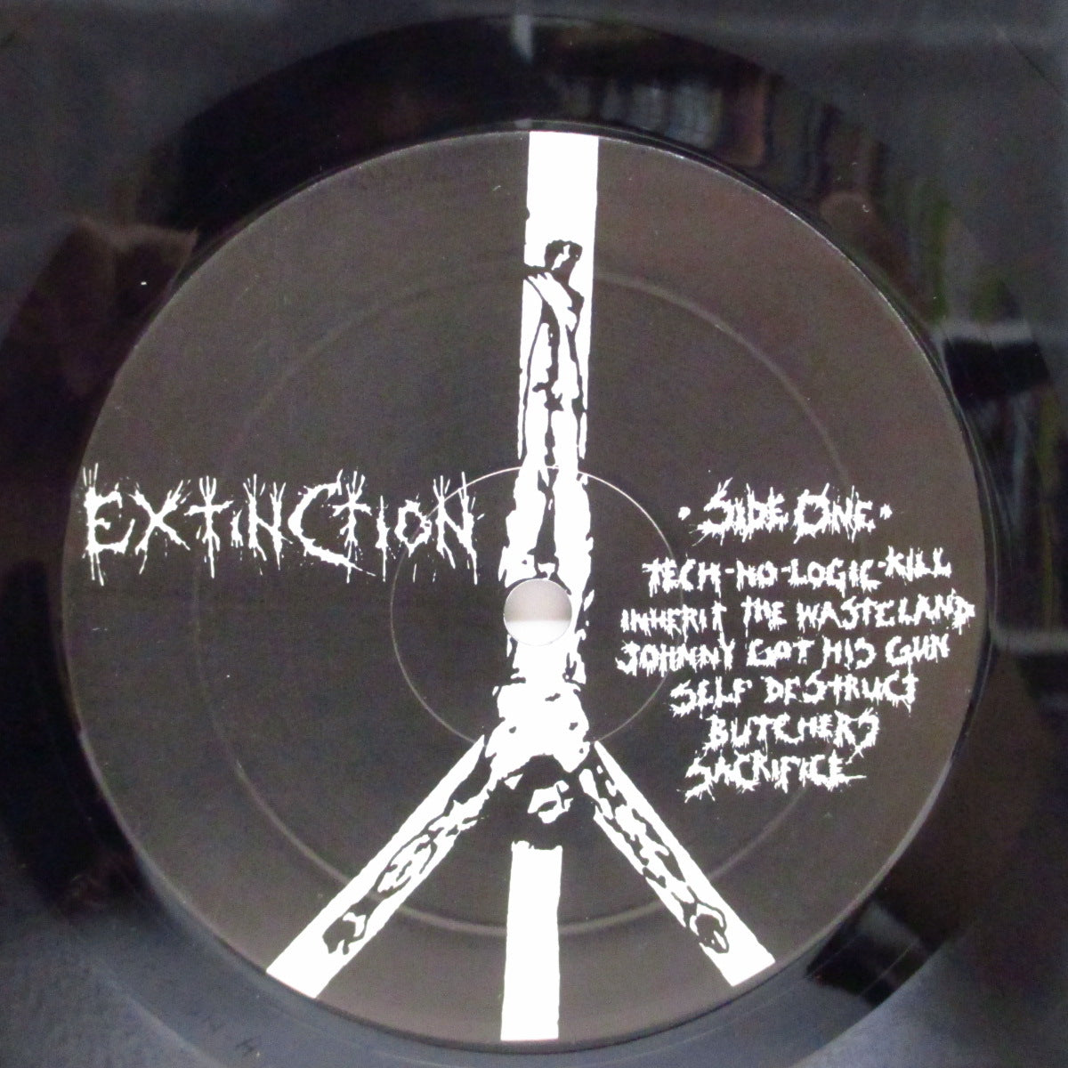 NAUSEA (ナウジア) - Extinction (US '91 再発「黒盤」LP+インサート