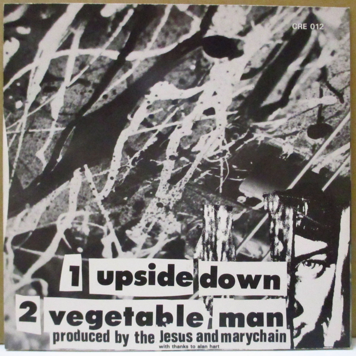 JESUS AND MARY CHAIN, THE (ジーザス & メリー・チェイン)  - Upside Down (UK '85 再発 7インチ+「カラー写真」光沢固紙ジャケ)