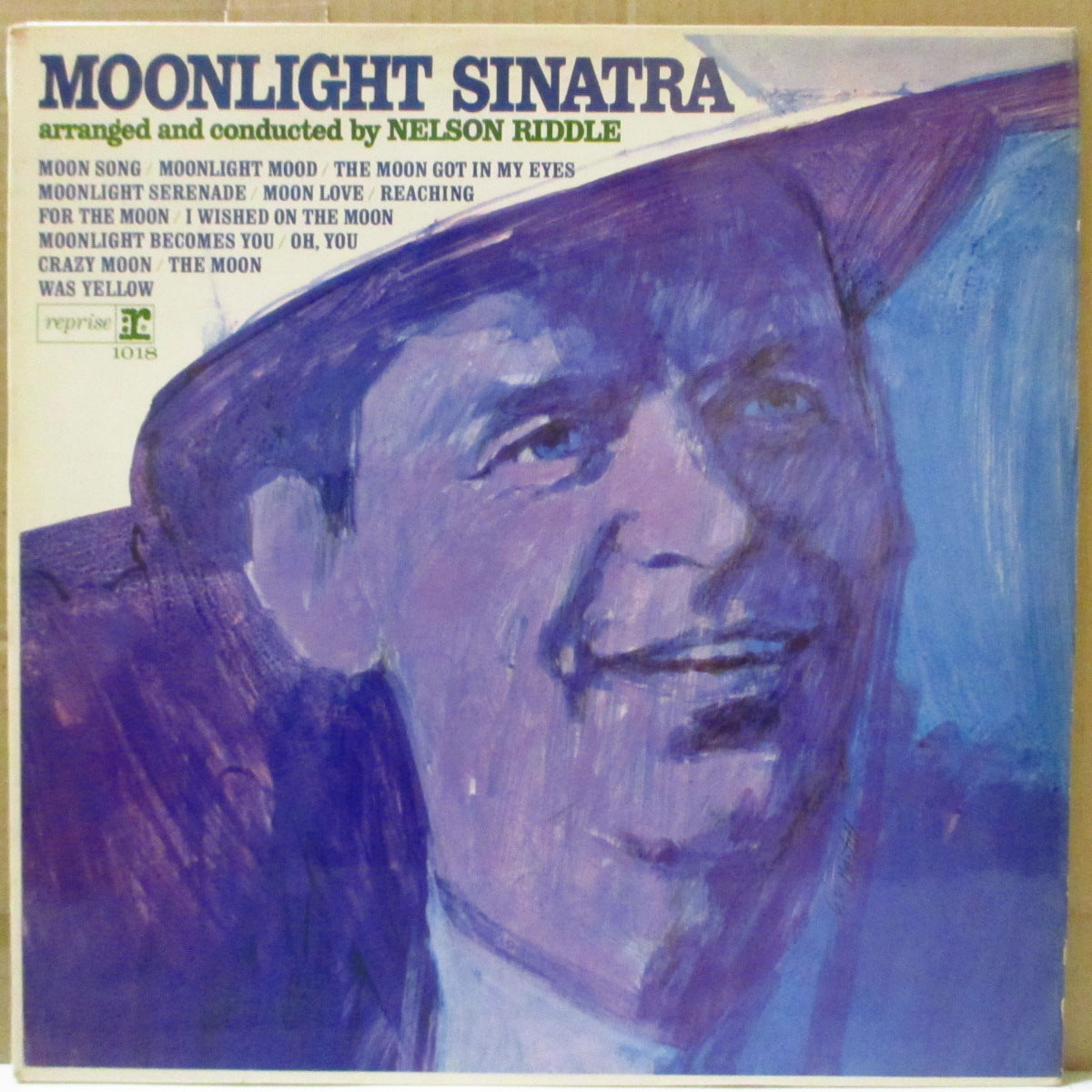 FRANK SINATRA  (フランク・シナトラ)  - Moonlight Sinatra (UK '66 オリジナル・モノラル LP/表面コーティング折り返しジャケ)