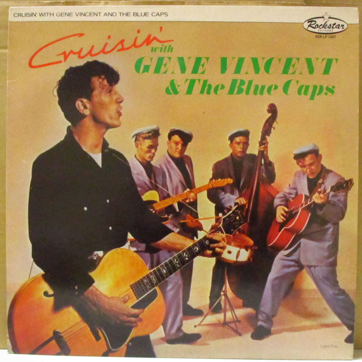 GENE VINCENT (ジーン・ヴィンセント)  - Cruisin' With (UK '83 オリジナル・モノラル LP)'56〜‘58年セッション録音編集盤。