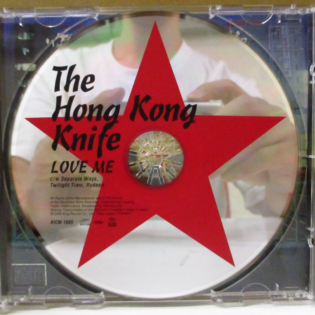 HONG KONG KNIFE, THE (ザ・ホンコン・ナイフ)  - Love Me +3 (Japan '00 オリジナル4曲入り CD+帯, 4xカード)
