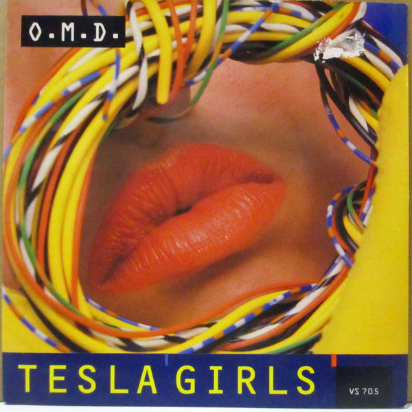 O.M.D. (Orchestral Manoeuvres In The Dark) (オーケストラル・マヌーヴァーズ・イン・ザ・ダーク)  - Tesla Girls (UK オリジナル 7インチ+光沢固紙ジャケ)
