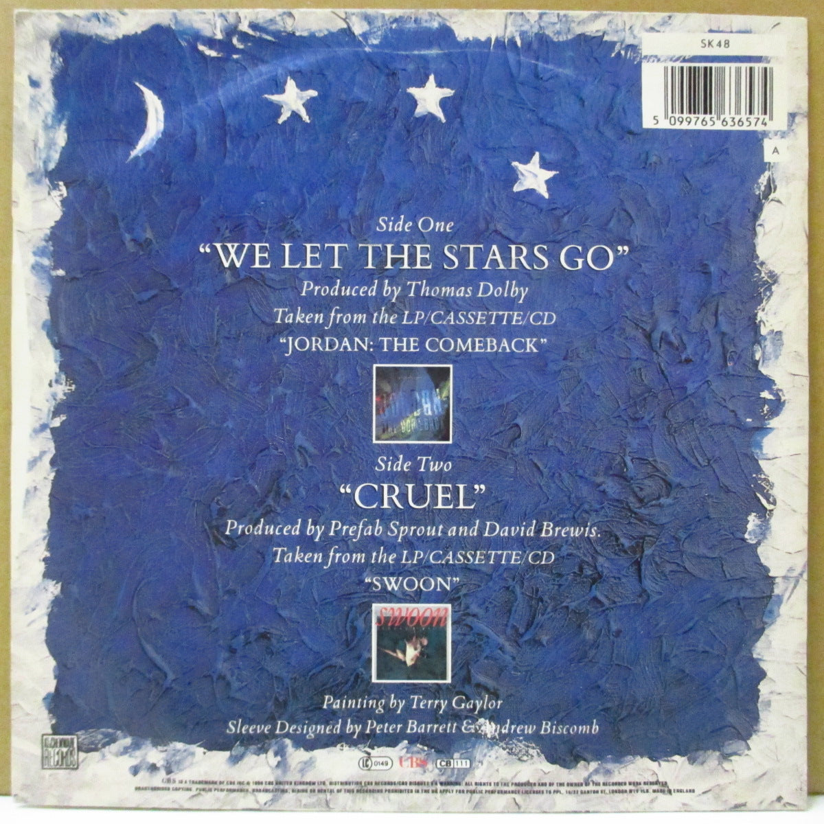 PREFAB SPROUT (プリファブ・スプラウト)  - We Let The Stars Go (UK オリジナル 7インチ+光沢ソフト紙ジャケ)