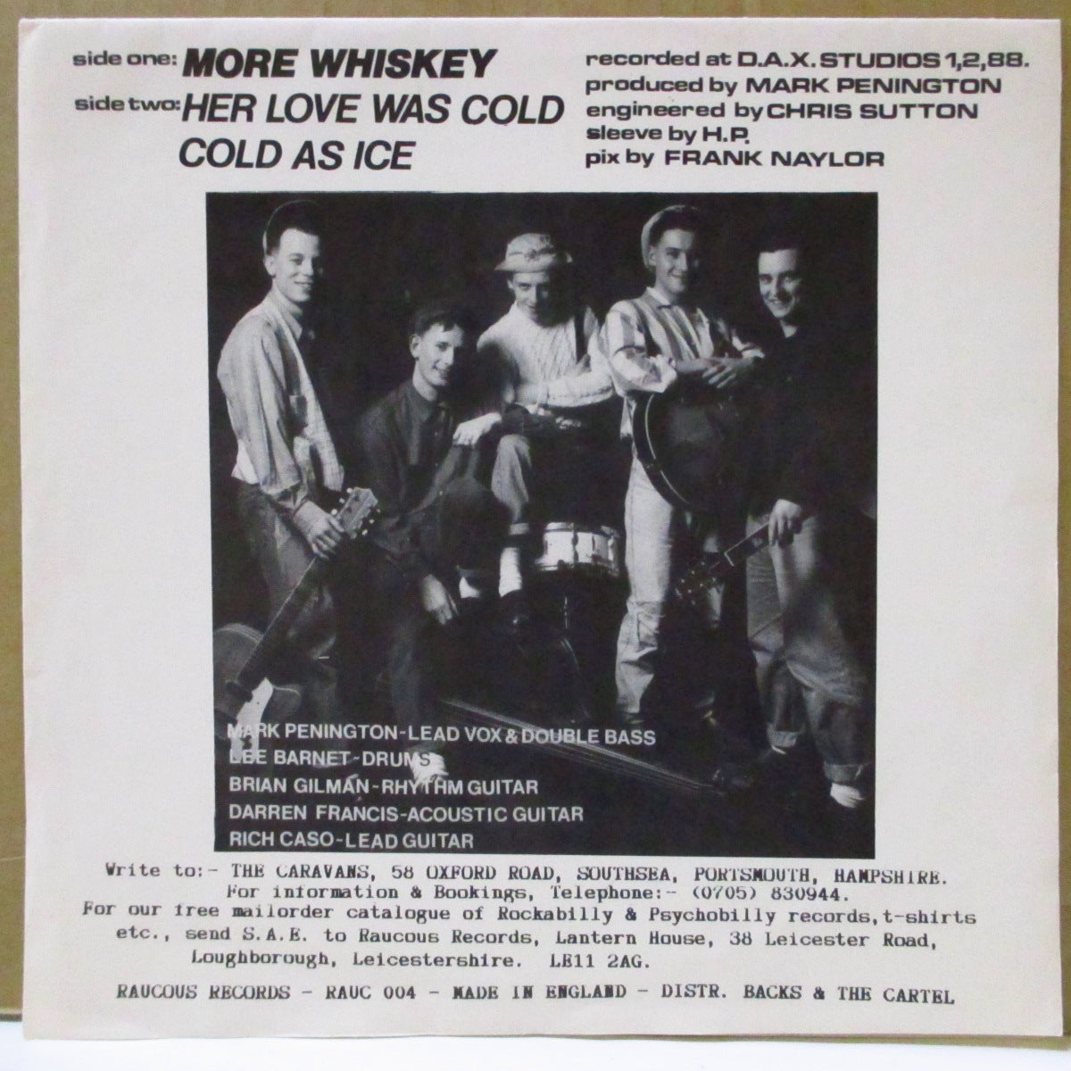 CARAVANS (キャラヴァンズ)  - On The Rocks (UK '88 オリジナル3曲入り 7インチ/光沢ソフト紙ジャケ)