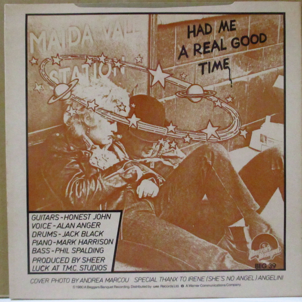 COCKNEY 'N' WESTERNS (コックニーン・ウエスタンズ)  - She's No Angel (UK '80 再発 7インチ/光沢固紙ジャケ)