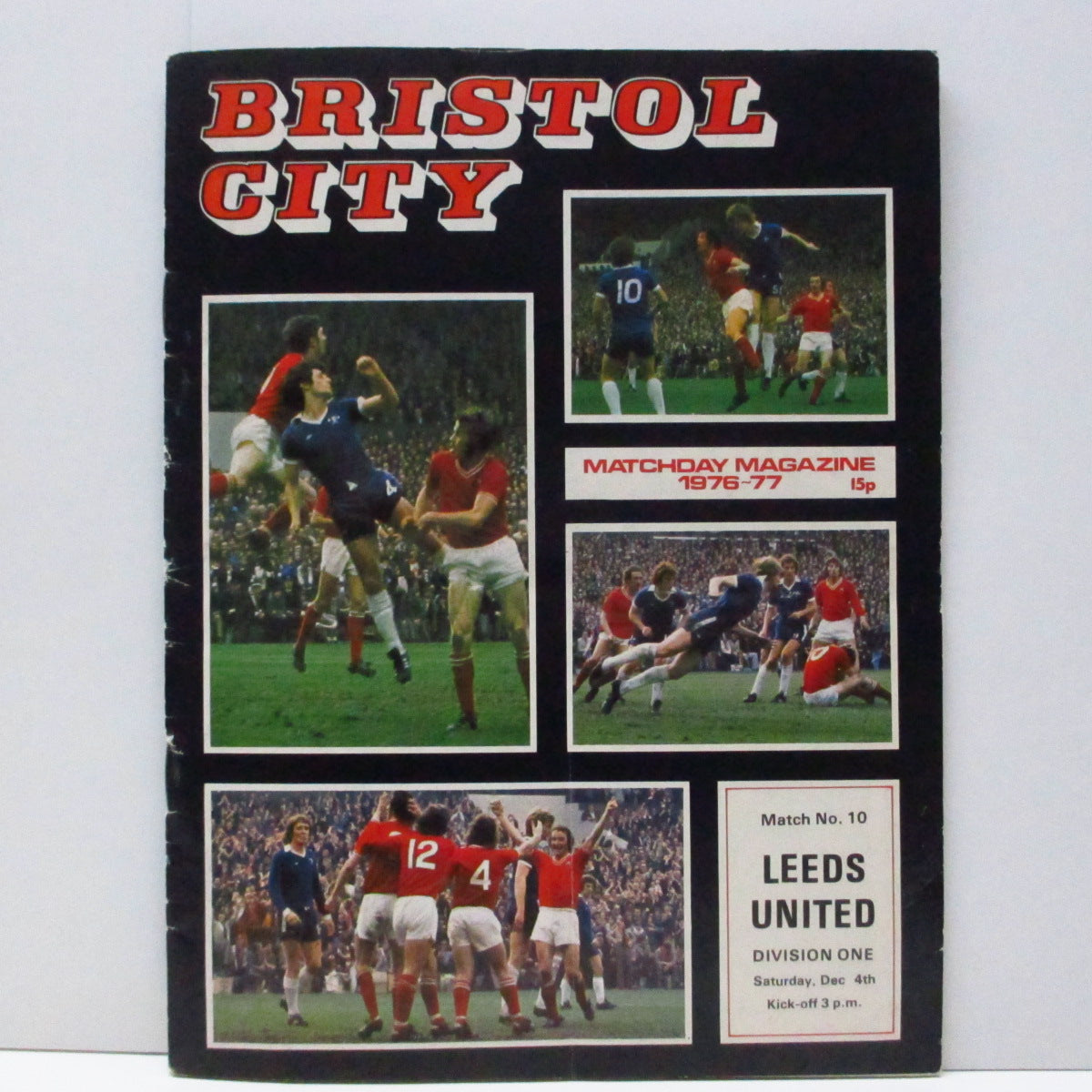 SEX PISTOLS (セックス・ピストルズ)  - Bristol City Football Programme (UK Orig.Football Programme)「セックス・ピストルズ」の広告が掲載されてる'76年のサッカープログラム !