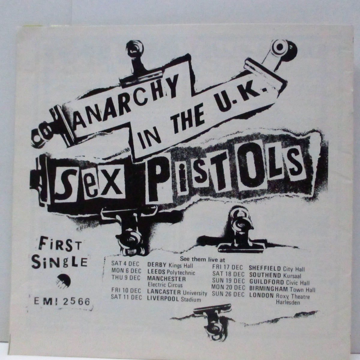SEX PISTOLS (セックス・ピストルズ)  - Ipswich Town Football Programme (UK Orig.Football Programme)「セックス・ピストルズ」の広告が掲載されてる'76年のサッカープログラム !