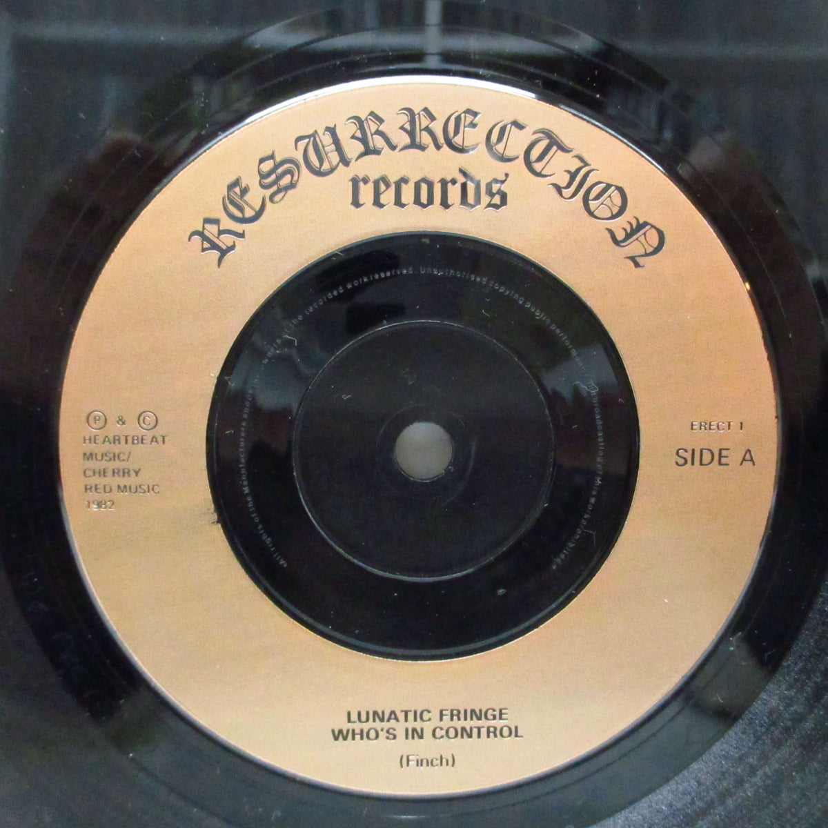 LUNATIC FRINGE (ルナティック・フリンジ)  - Who's In Control E.P. (UK オリジナル 7"/光沢ソフト紙ジャケ) '82年ファースト！