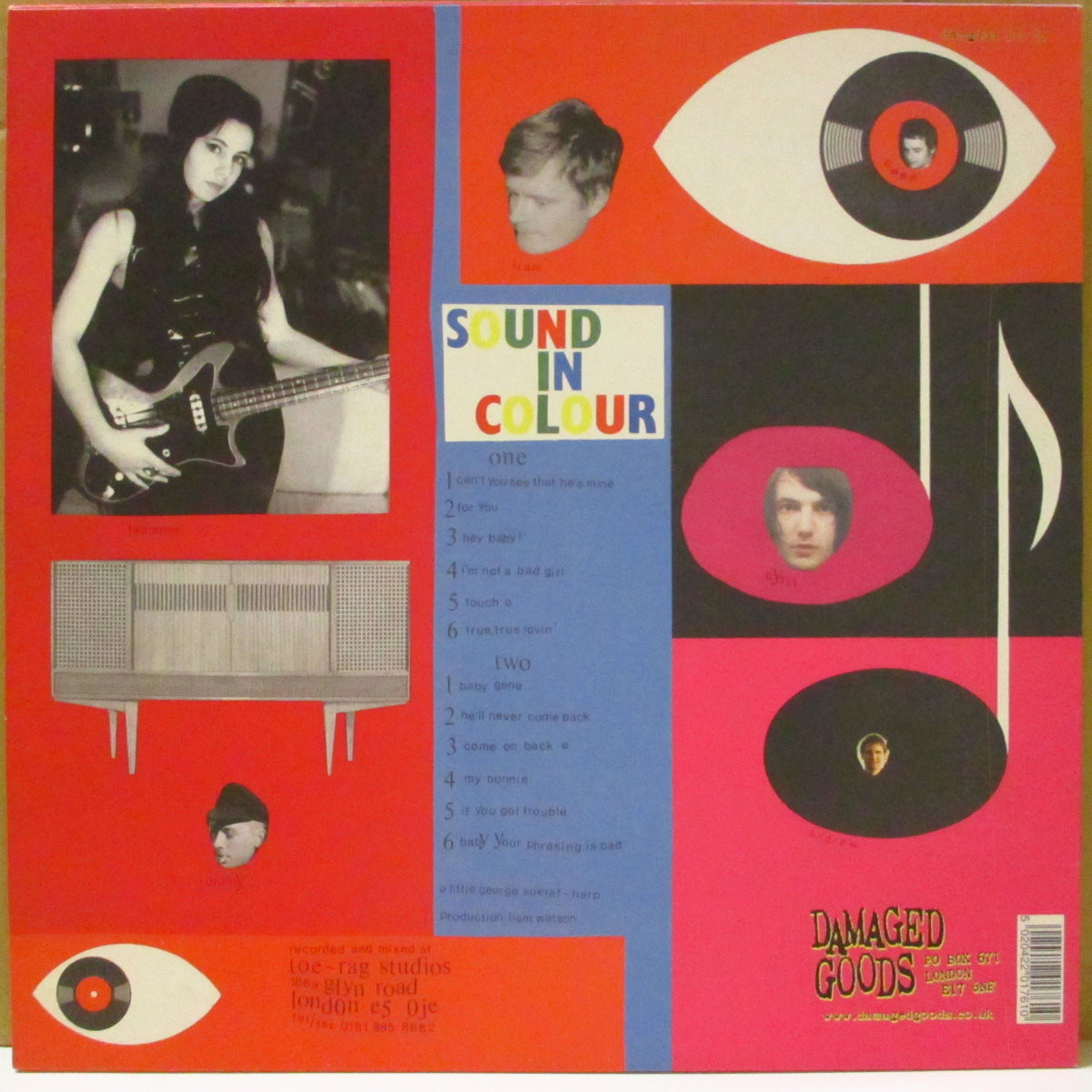 BRISTOLS, THE (ザ・ブリストルズ)  - Introducing... Sound In Colour (UK オリジナル LP) '99年1stアルバム