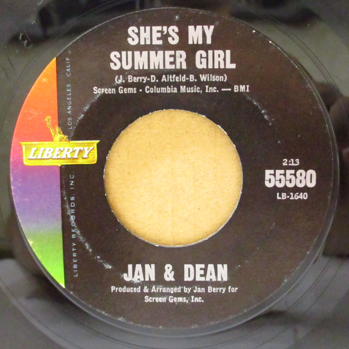 JAN & DEAN (ジャン＆ディーン)  - Surf City (US '63 オリジナル 7インチ)ブライアン・ウィルソン共作サーフポップ・クラシック！