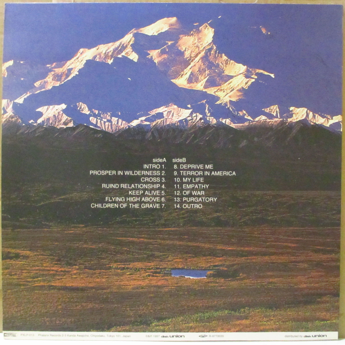 HELLBENT (ヘルベント)  - Prosper In Wilderness (Japan オリジナル LP+インサート) '97年初1stアルバム