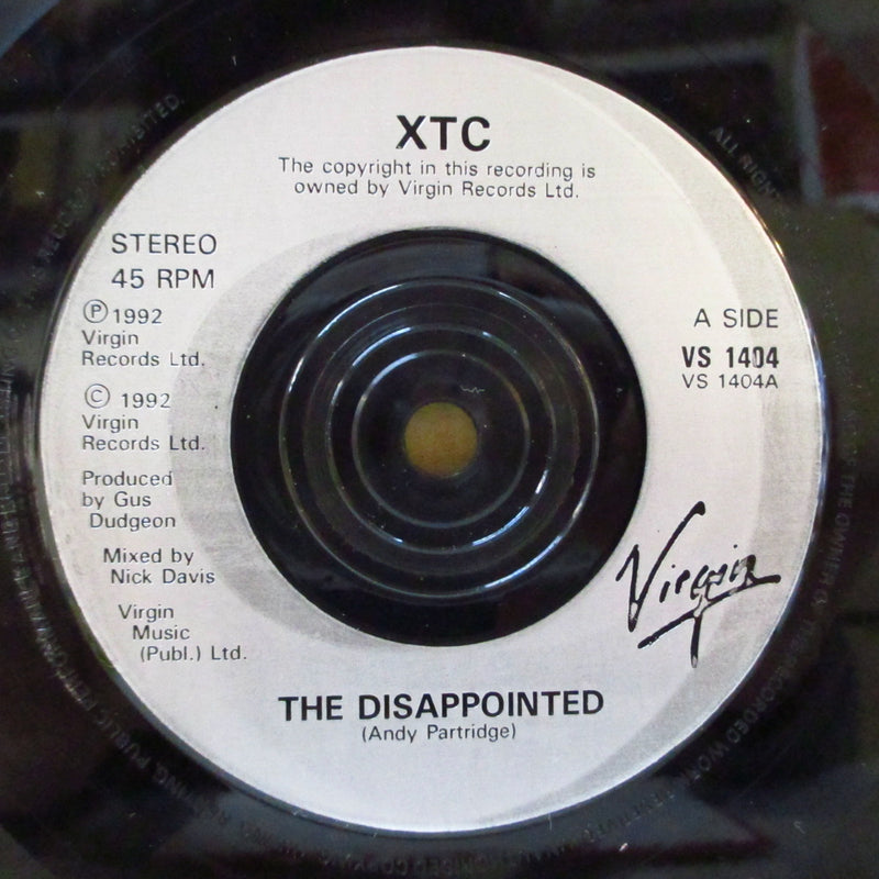 XTC (エックスティーシー)  - The Disappointed (UK オリジナル 7インチ+光沢固紙ジャケ)