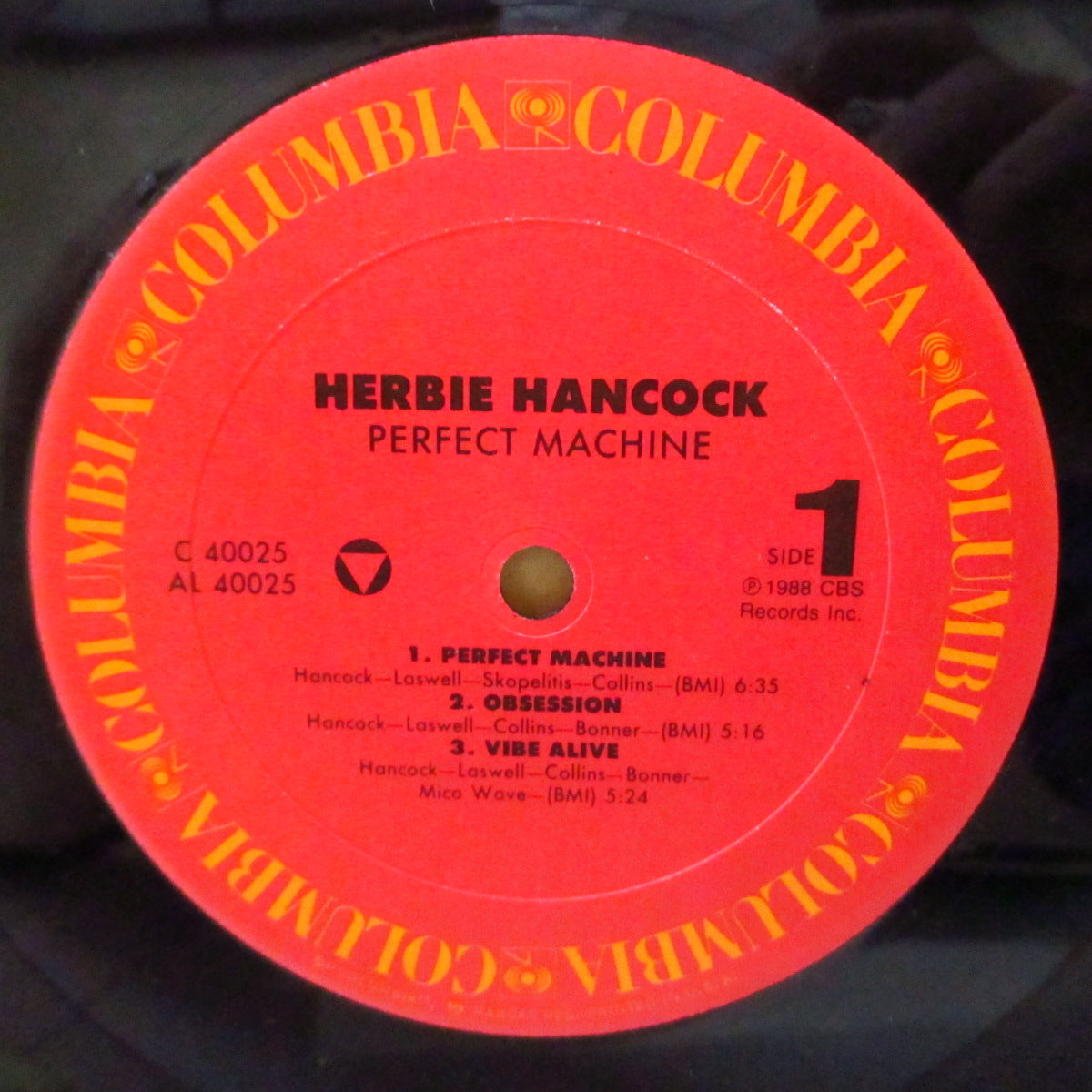 HERBIE HANCOCK (ハービー・ハンコック)  - Perfect Machine (US '88 オリジナル・ステレオ LP)CD全盛時に限定発売されたアナログ盤。