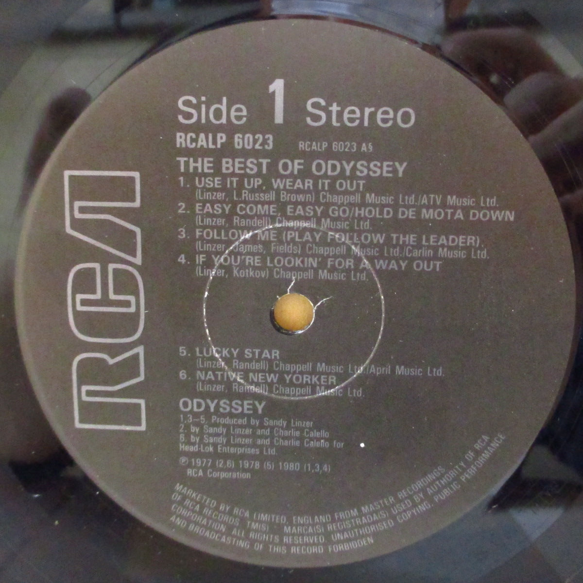ODYSSEY (オデッセイ)  - The Best Of Odyssey (UK '81 オリジナル・ステレオ LP)英欧のみのベスト全12曲　