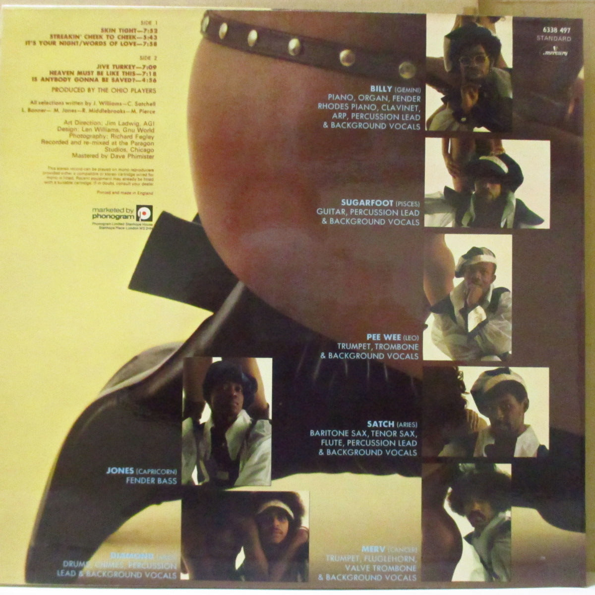 OHIO PLAYERS (オハイオ・プレイヤーズ)  - Skin Tight (UK '74 オリジナル・ステレオ LP/両面コーティング・ジャケ)5作目アルバム、奇跡の美品！