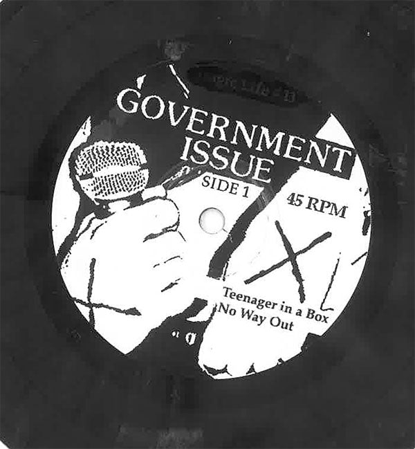 GOVERNMENT ISSUE (ガヴァメント・イシュー) - Make An Effort EP (US  '96 再発「黒/白マーブルヴァイナル」7"+PS)