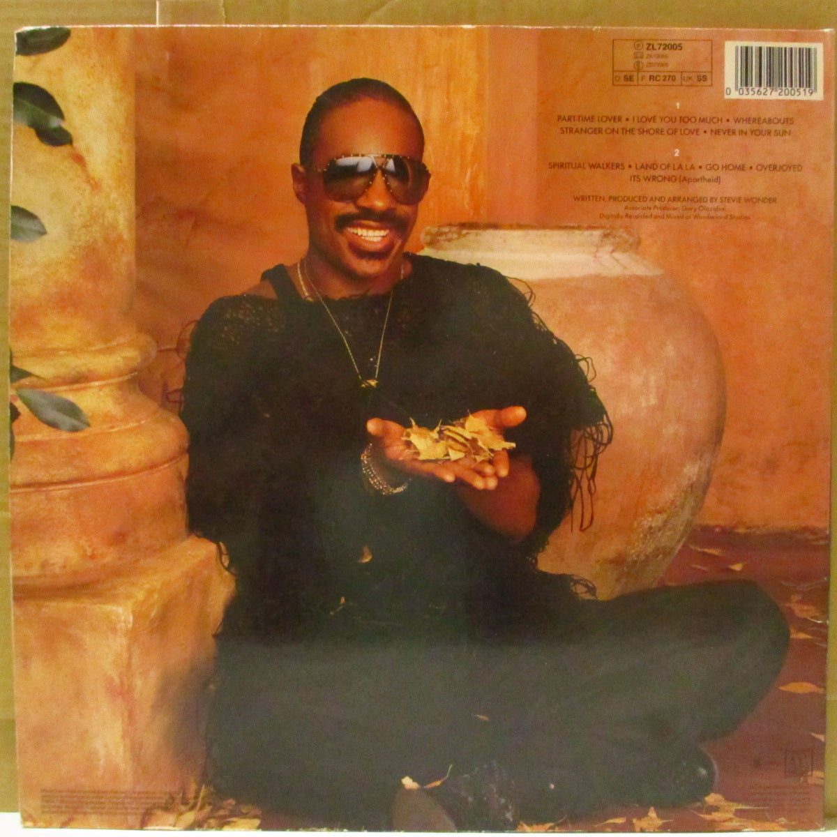 STEVIE WONDER (スティーヴィー・ワンダー)  - In Square Circle (EU '85 初回オリジナル・ステレオLP+ブックレット/エンボス見開きジャケ) LPは40年間未再発化！