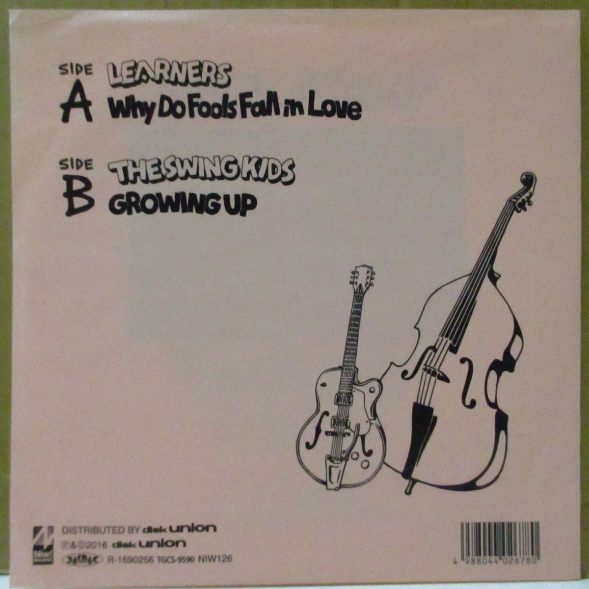 LEARNERS / THE SWING KIDS (ラーナーズ / ザ・スウィング・キッズ)  - Split EP (Japan '16 限定スプリット 7インチ+光沢ソフト紙ジャケ/CD欠)