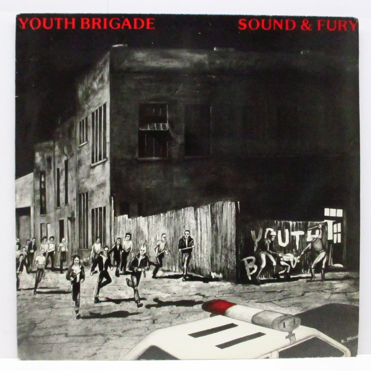 YOUTH BRIGADE (ユース・ブリゲイド)  - Sound & Fury (US '94 再発「黒盤」LP) '83年セカンドバージョン！
