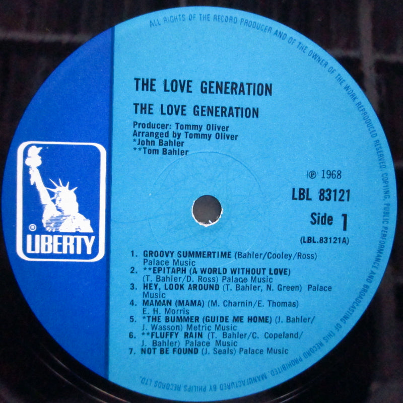 LOVE GENERATION (ラヴ・ジェネレーション)  - The Love Generation [1st+2nd] (UK オリジナル「モノラル」LP/表面コーティングジャケ)
