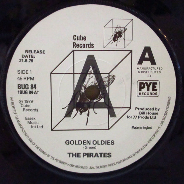 PIRATES (パイレーツ)  - Golden Oldies (UK プロモ「フラット（ソリッド）センター」7インチ)