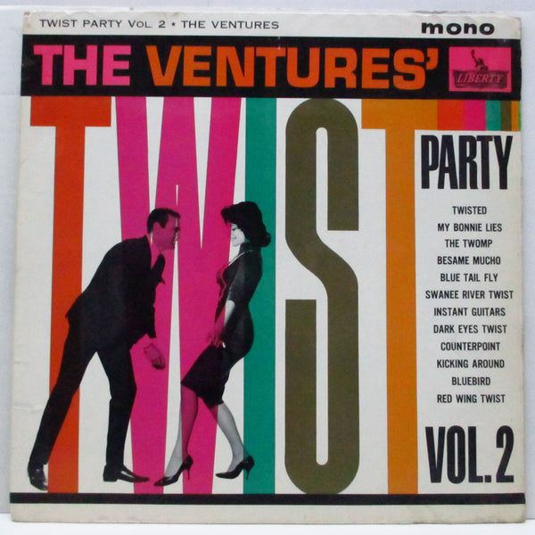VENTURES (ベンチャーズ)  - Twist Party Vol.2 (UKオリジナル「モノラル」LP/表面コーティング折り返ジャケ#1)